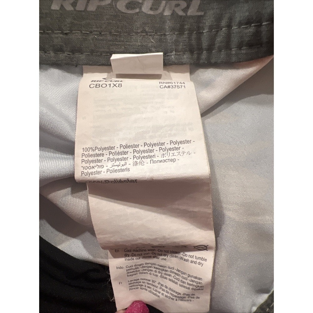 Rip curl Hawaiian Board Shorts Mens‎ Size 32 Blue Tropical Beach Swim Trunks - Picture 4 of 15